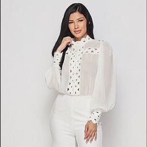 Blouse Top Jumpsuit
